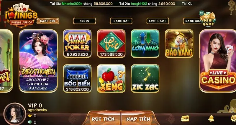 Lợi ích khi tham gia iwin68