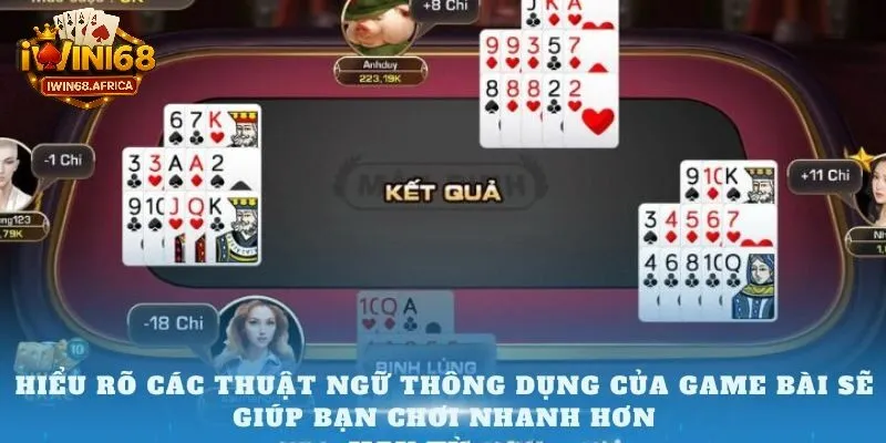 luật và thuật ngữ trong cách chơi mậu binh 